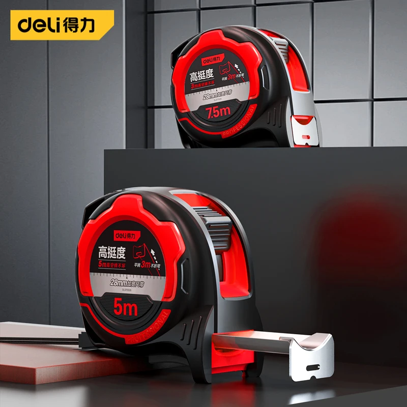 Deli 5/7.5M Thicken Carbon Ste - Tape Dispenser Weighted 评论和价格