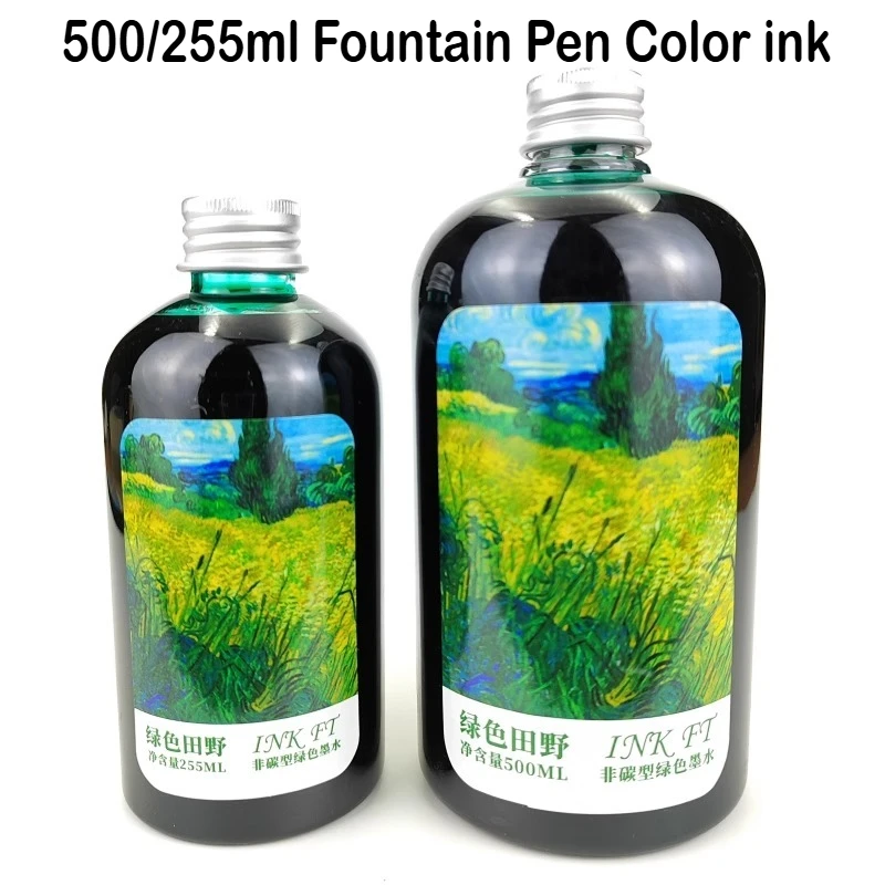 500ml/255ml 7 Colors Bottled F - Fountain Pen Bottled Ink 评论和价格