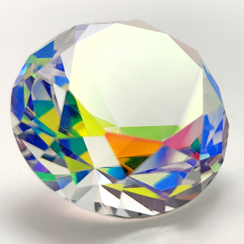 30-80mm AB Colorful K9 Crystal - Paper Weight Crystal 评论和价格