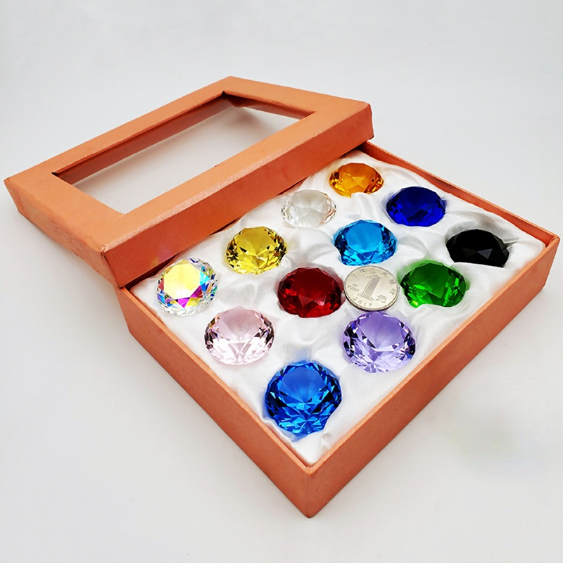 Artificial Crystal Glass Diamo - Paper Weight Crystal 评论和价格