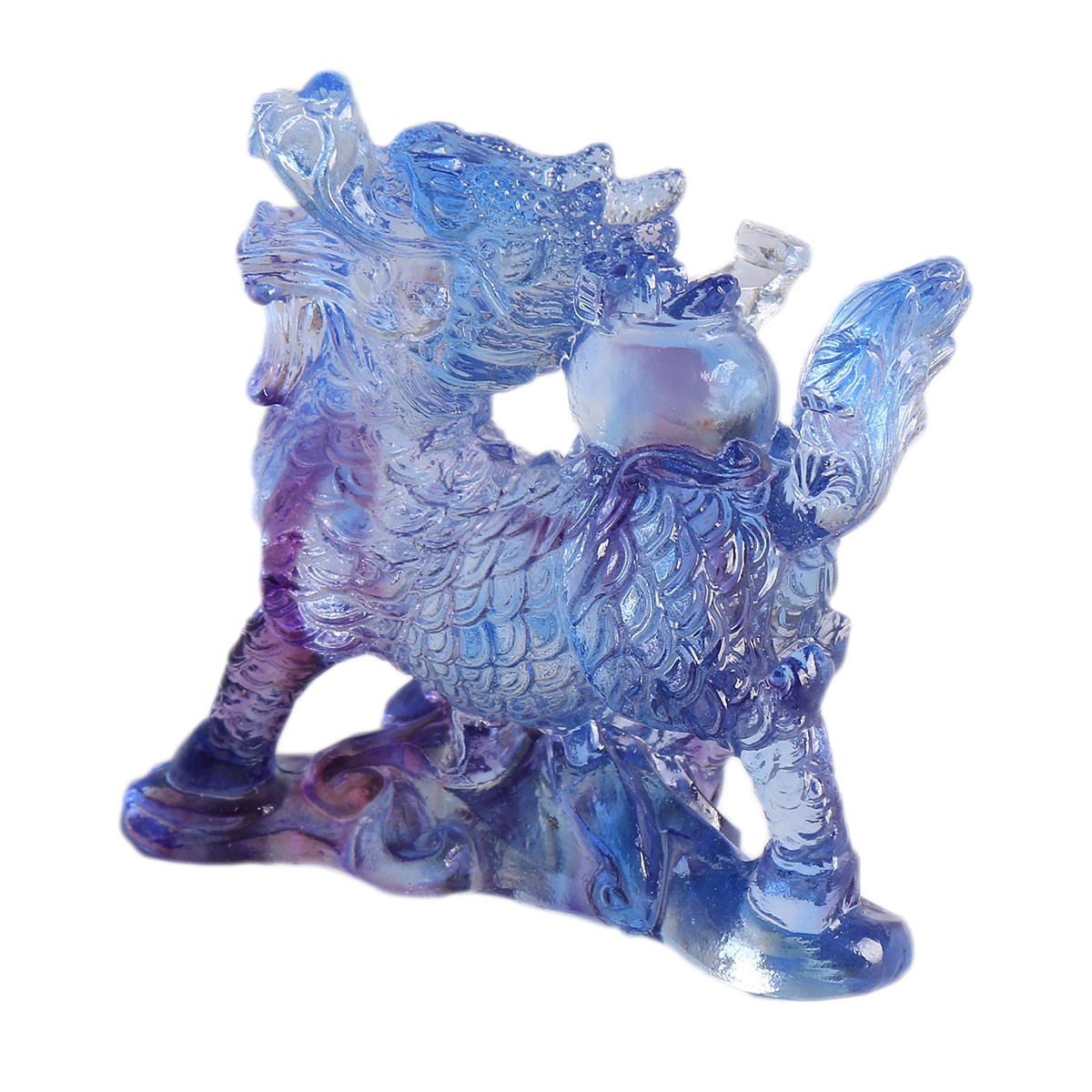 Chinese Liuli Crystal Feng Shu - Paper Weight Crystal 评论和价格