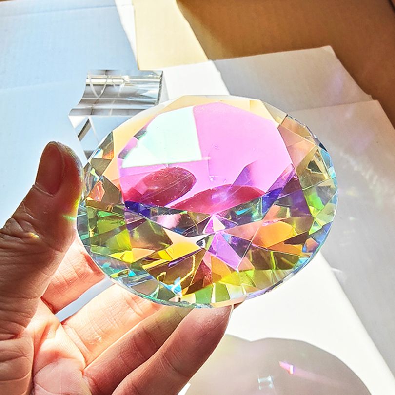 30-80mm AB Colorful K9 Crystal - Paper Weight Crystal 评论和价格