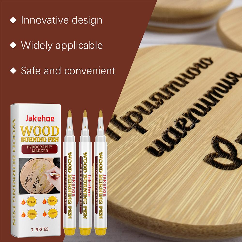 3pcs Wood Burning Pen Scorch C - Correction Pen Fine 评论和价格